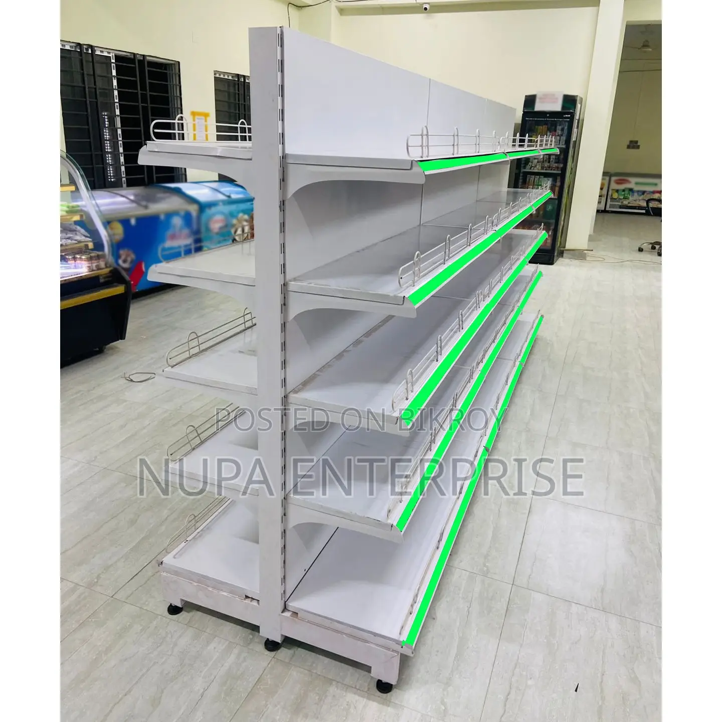Both Side Gondola Rack – Steel Shelving