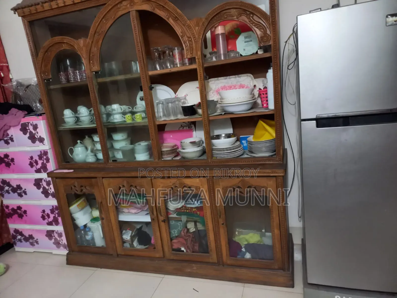 Teak Wood Showcase