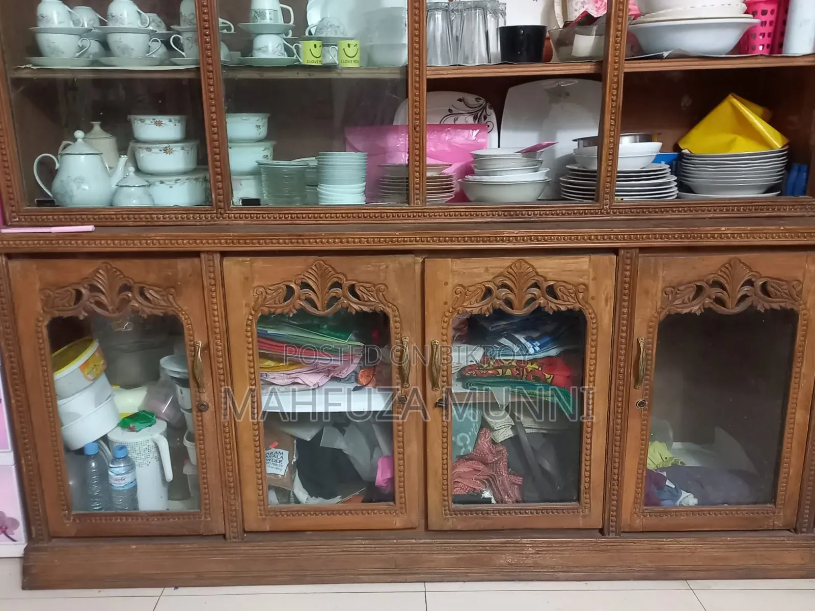 Teak Wood Showcase