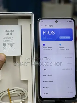 টেকনো স্পার্ক ৪০ ১২৮ জিবি সিলভার