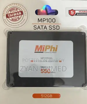 Miphi Mp100 512gb 2.5 Inch Sataiii Internal SSD #Mp311512g