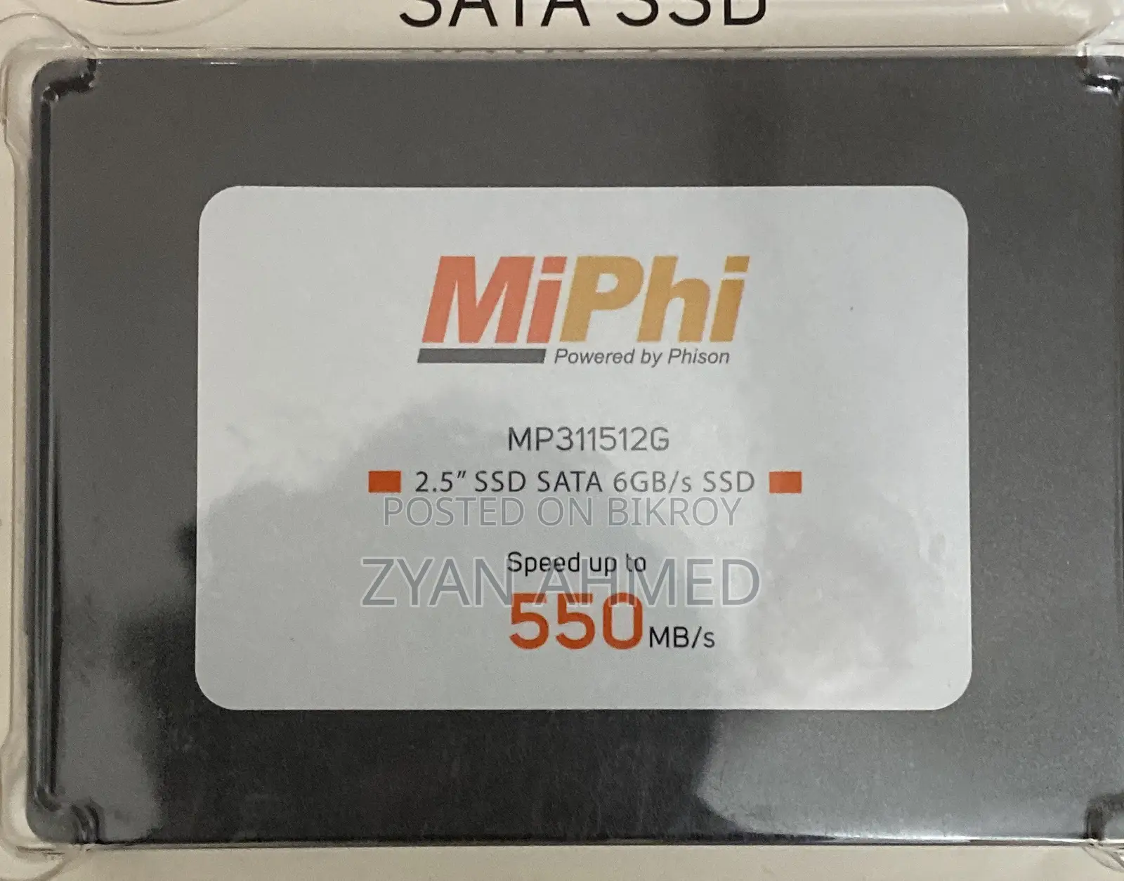 Miphi Mp100 512gb 2.5 Inch Sataiii Internal SSD #Mp311512g
