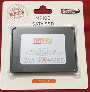 Miphi Mp100 512gb 2.5 Inch Sataiii Internal SSD #Mp311512g