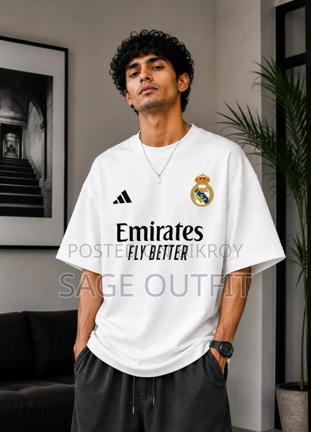 Premium Cotton Drop Shoulder T-Shirt