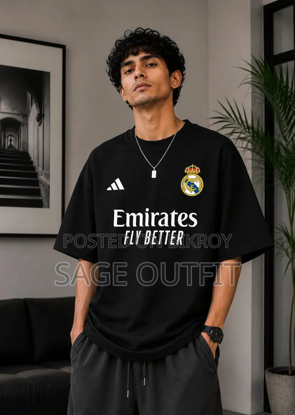Premium Cotton Drop Shoulder T-Shirt