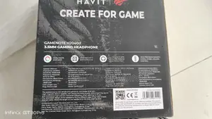 Havit Gamenote H2040d তারযুক্ত কালো RGB গেমিং হেডফোন