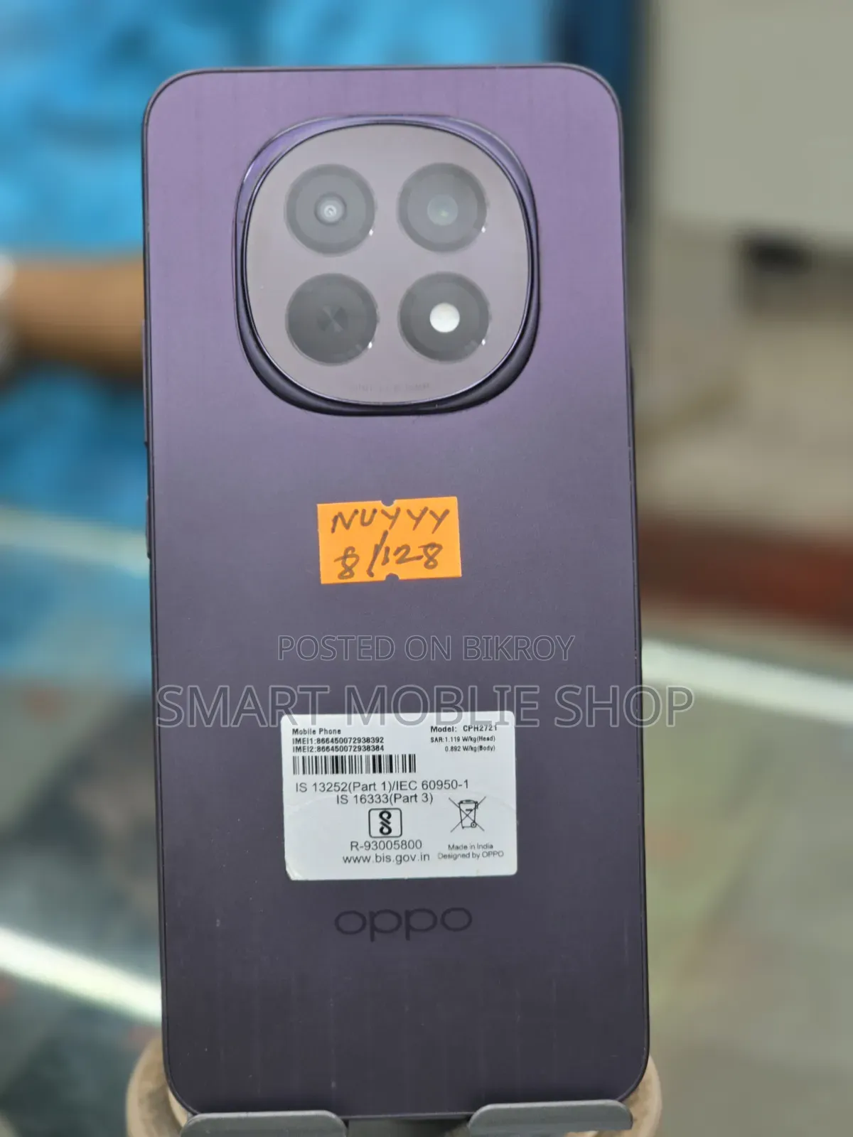Oppo F29 128 GB Purple