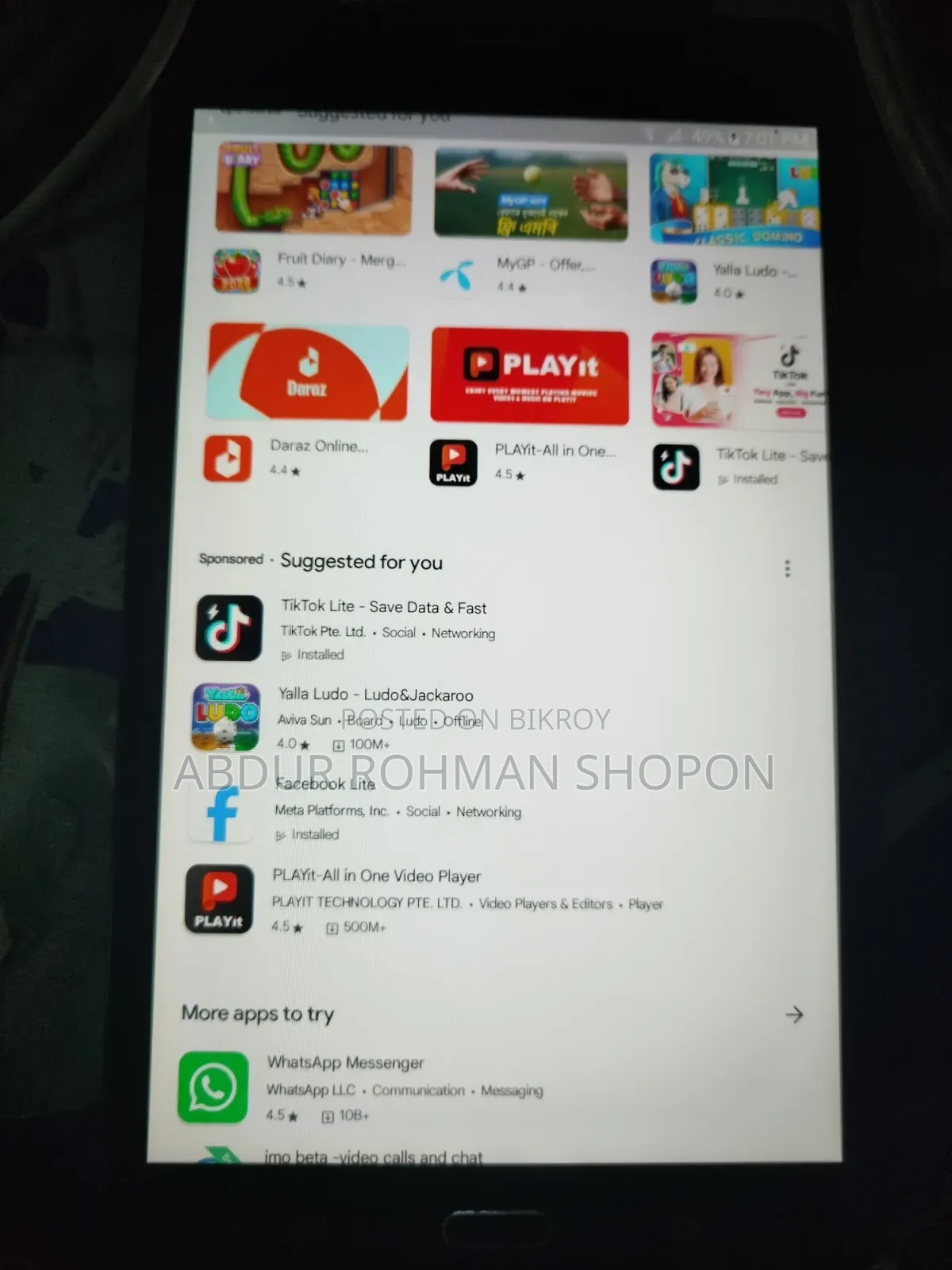 Samsung Galaxy Tab A SM-T285 8 GB Black