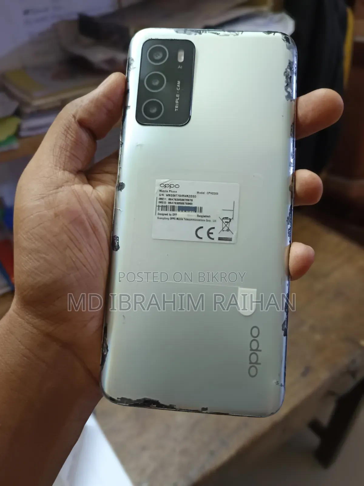 Oppo A16 64 GB Silver