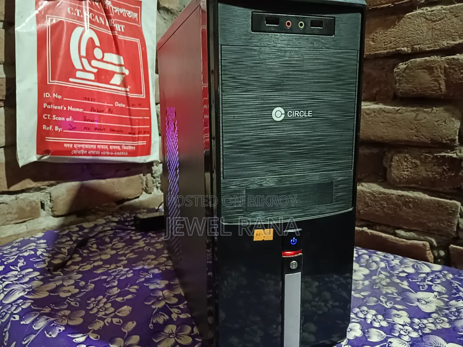 Desktop Computer 4GB RAM Intel Core i3 Processor 500GB SSD