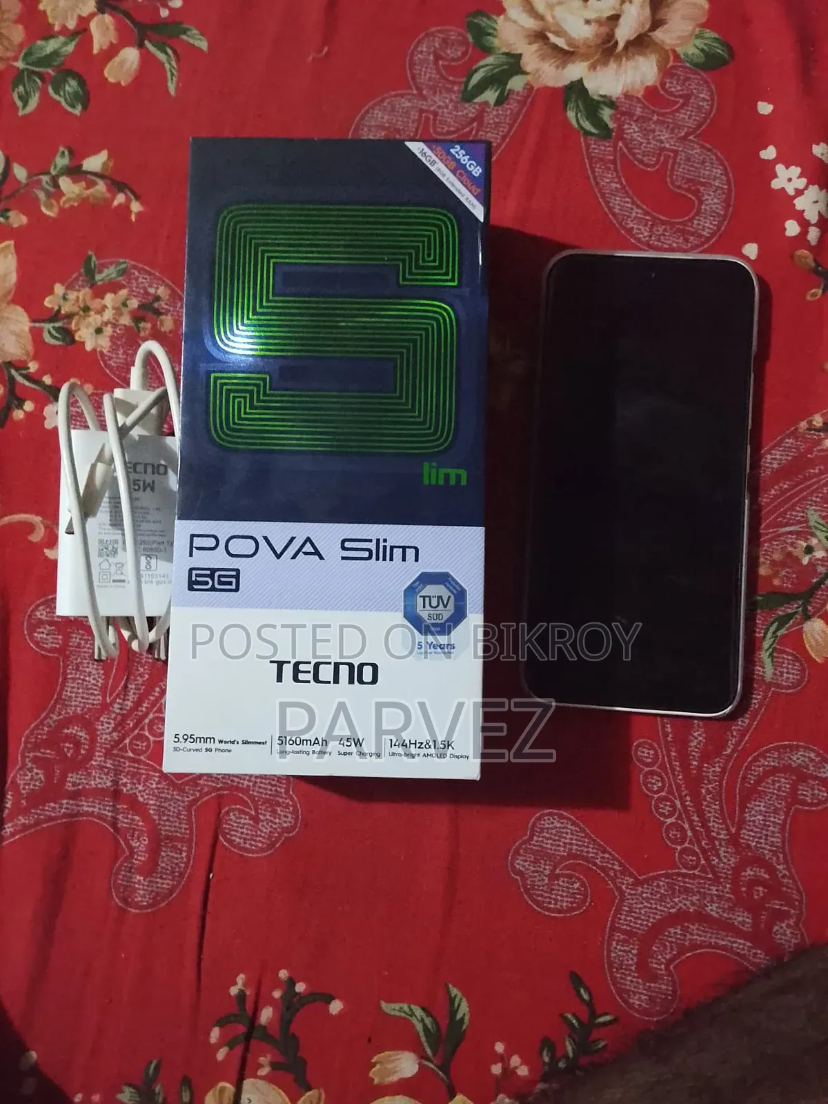 New Tecno Pova Slim 5G 256 GB White