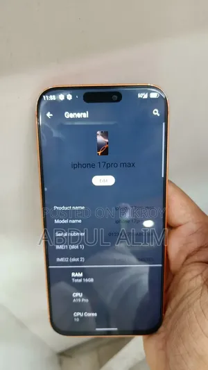 Apple iPhone 17 Pro Max 256 GB Orange