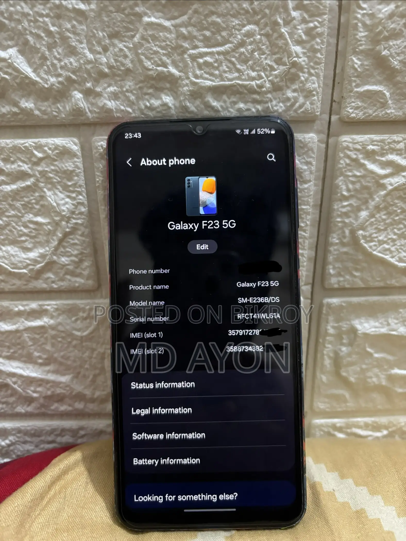 Samsung Galaxy F23 128 GB Black