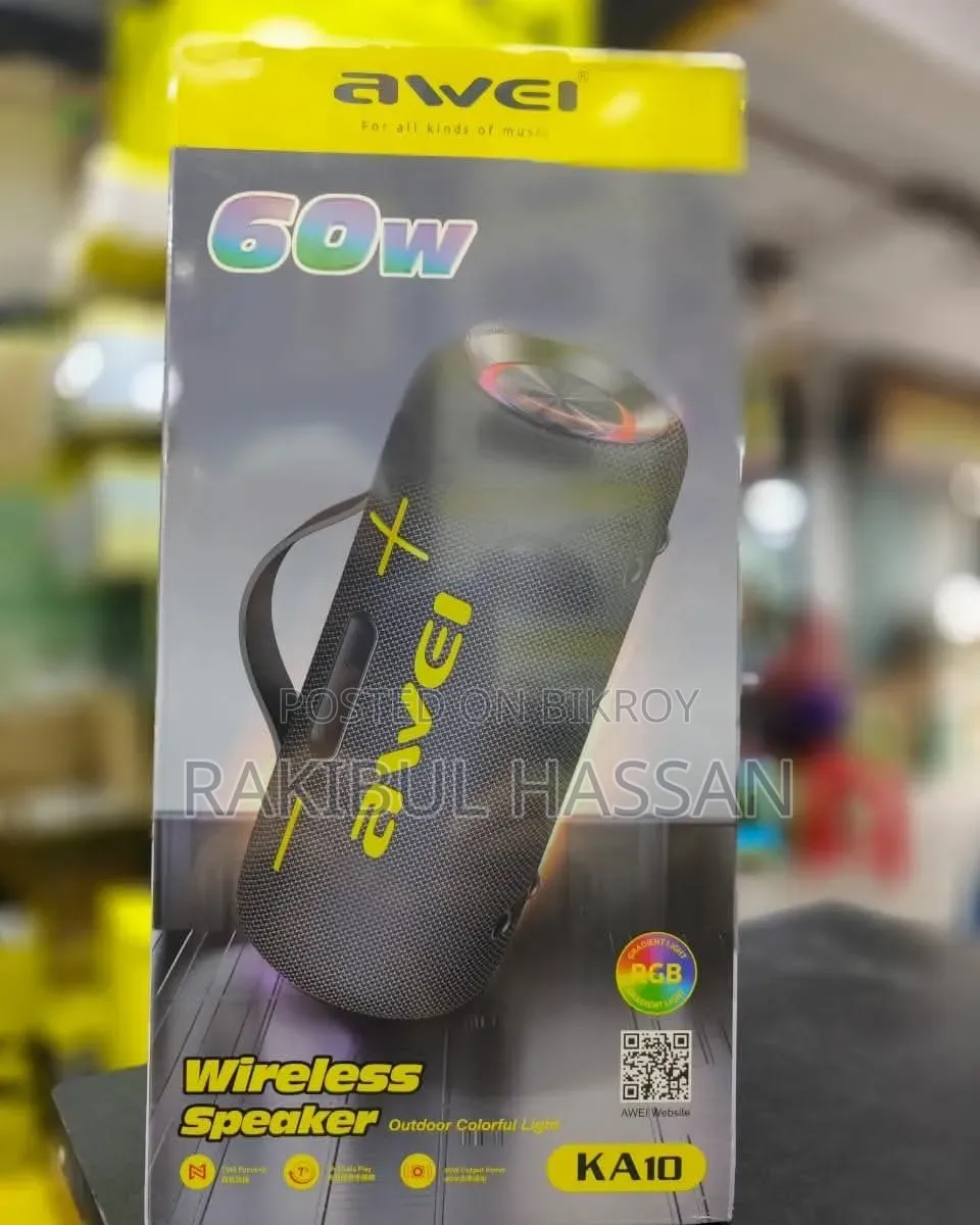 AWEI KA 10 60W Outdoor Speaker + Free Mic