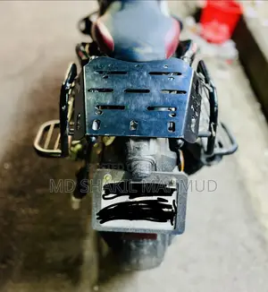 Motorcycle Back Carrier With Saddle Rest