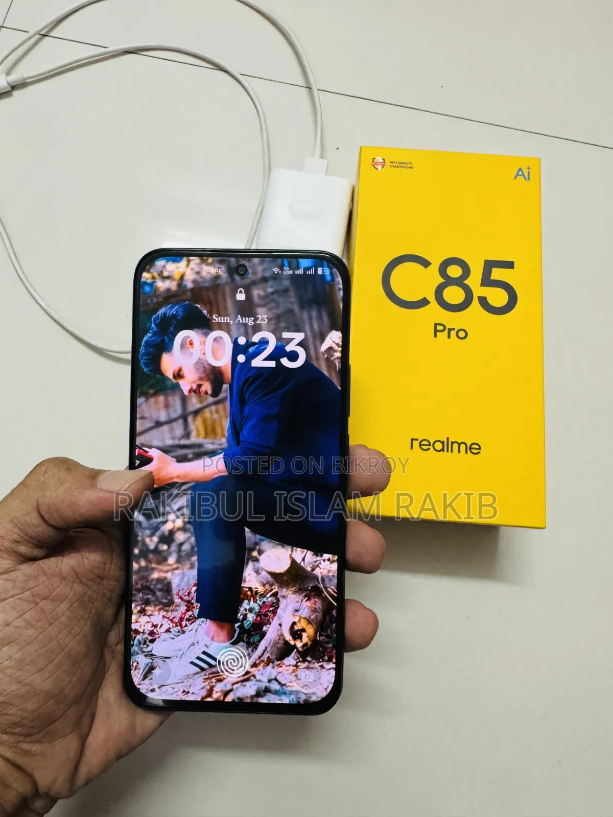 নতুন রিয়েলমি সি৮৫ প্রো ২৫৬ জিবি কালো