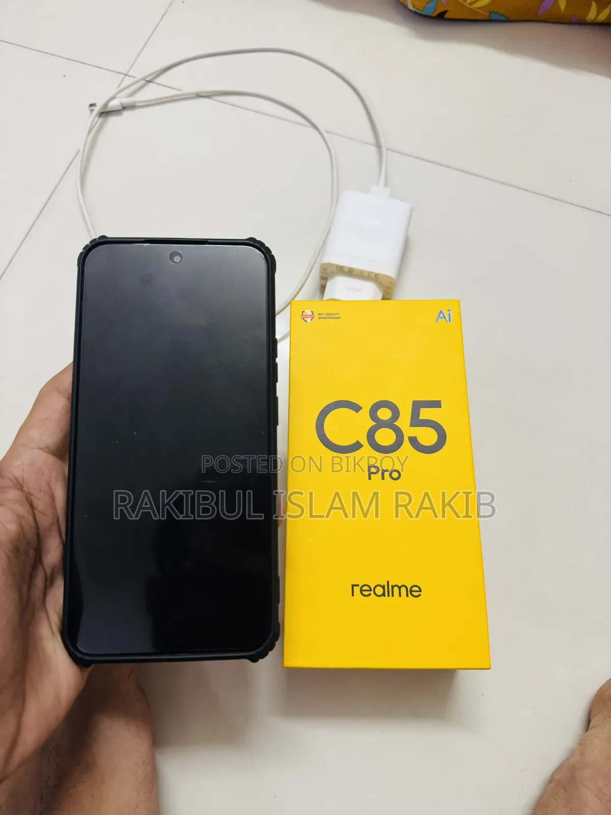 নতুন রিয়েলমি সি৮৫ প্রো ২৫৬ জিবি কালো