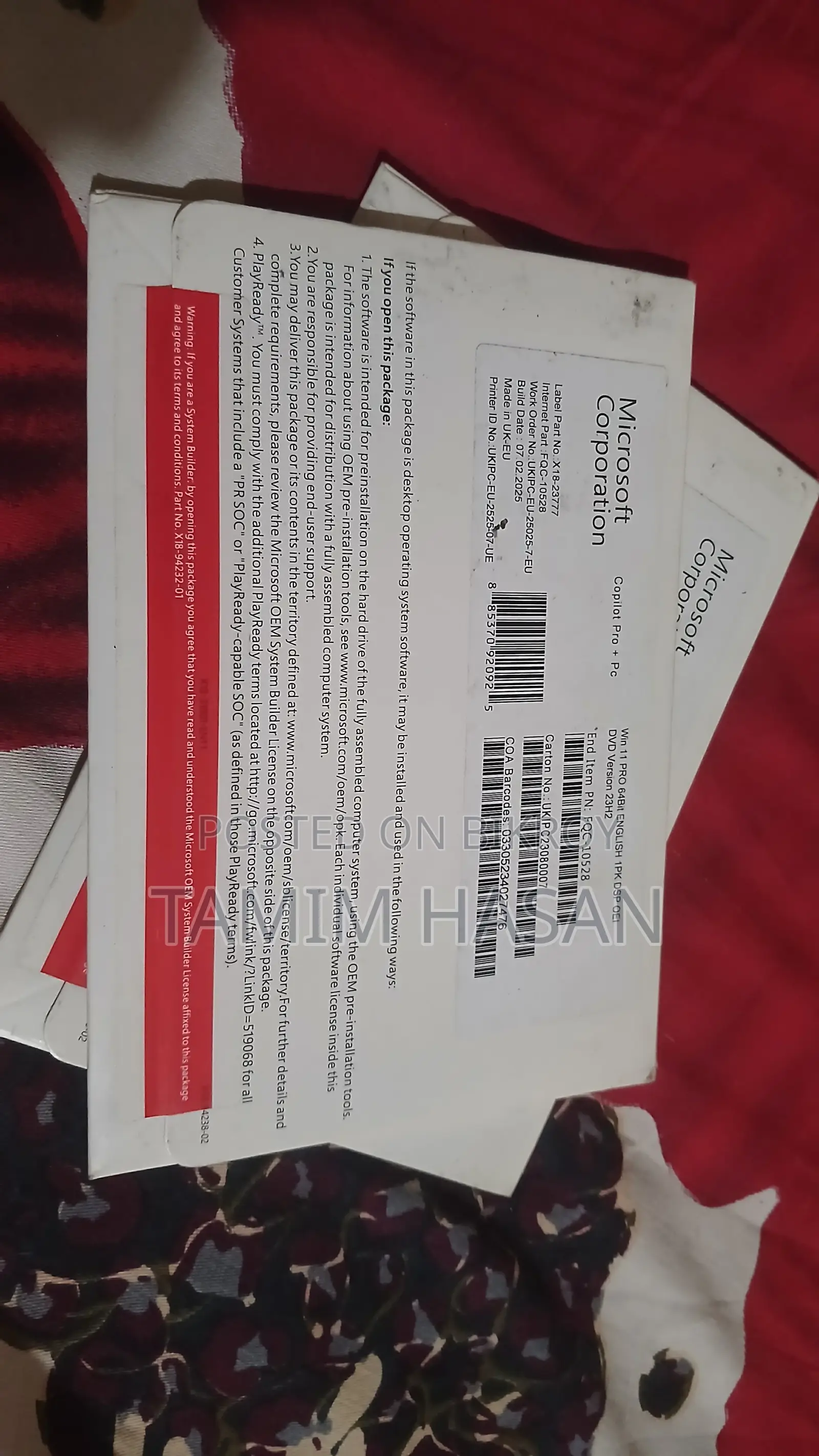 Windows 11 Pro 64bit DVD With Product Key
