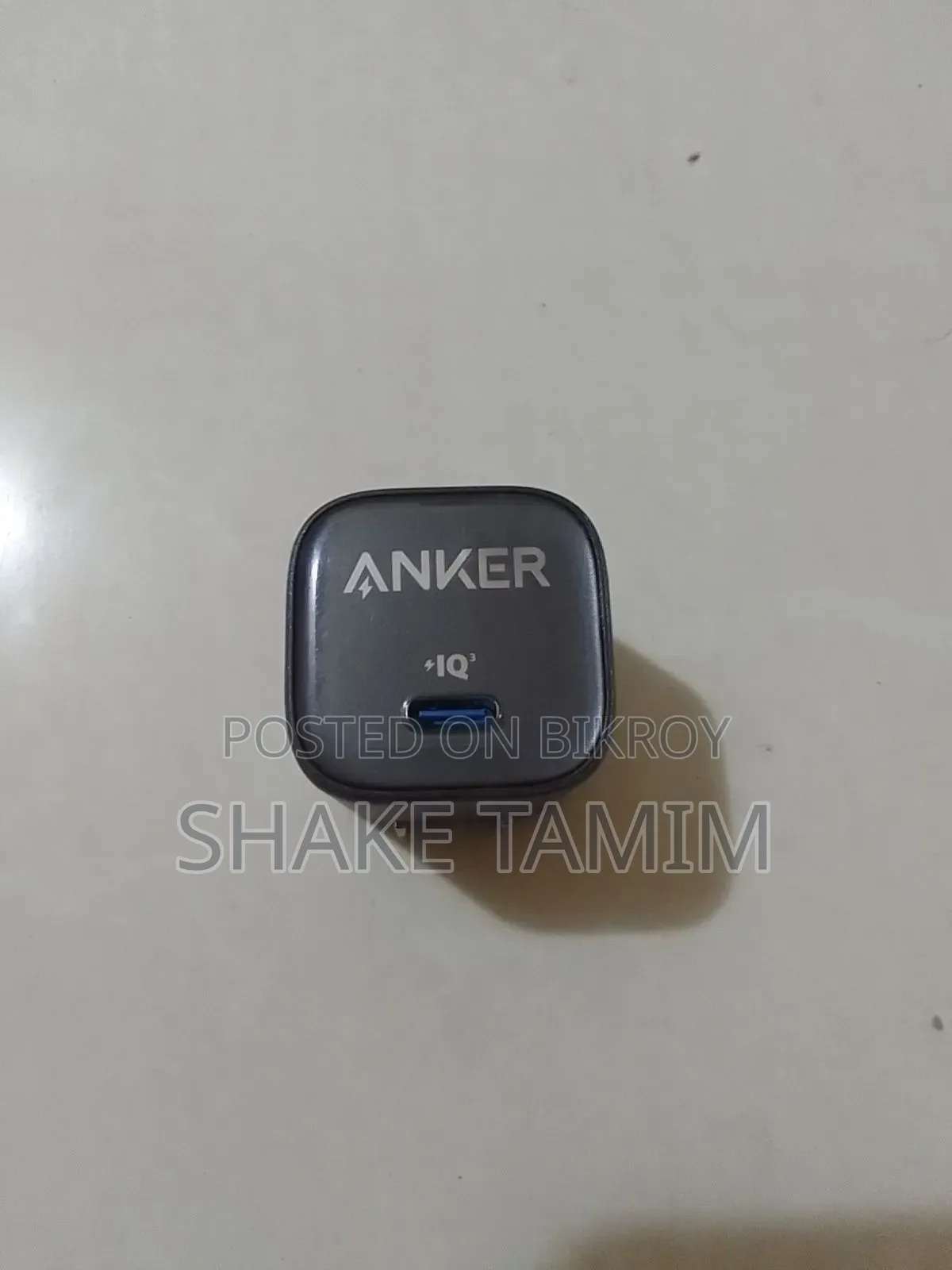 অরজিনাল অ্যাংকার ৩০ ওয়াট টাইপ-সি অ্যাডাপ্টার ক্যাবলসহ