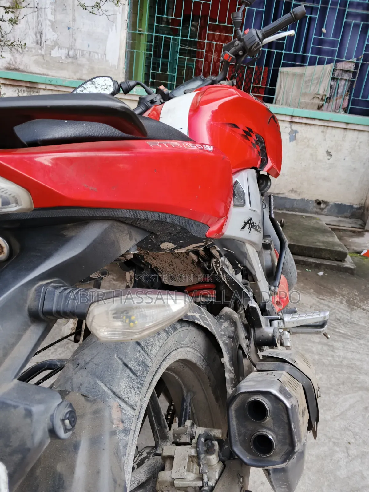 TVS Apache RTR 160 4V 2019 Red