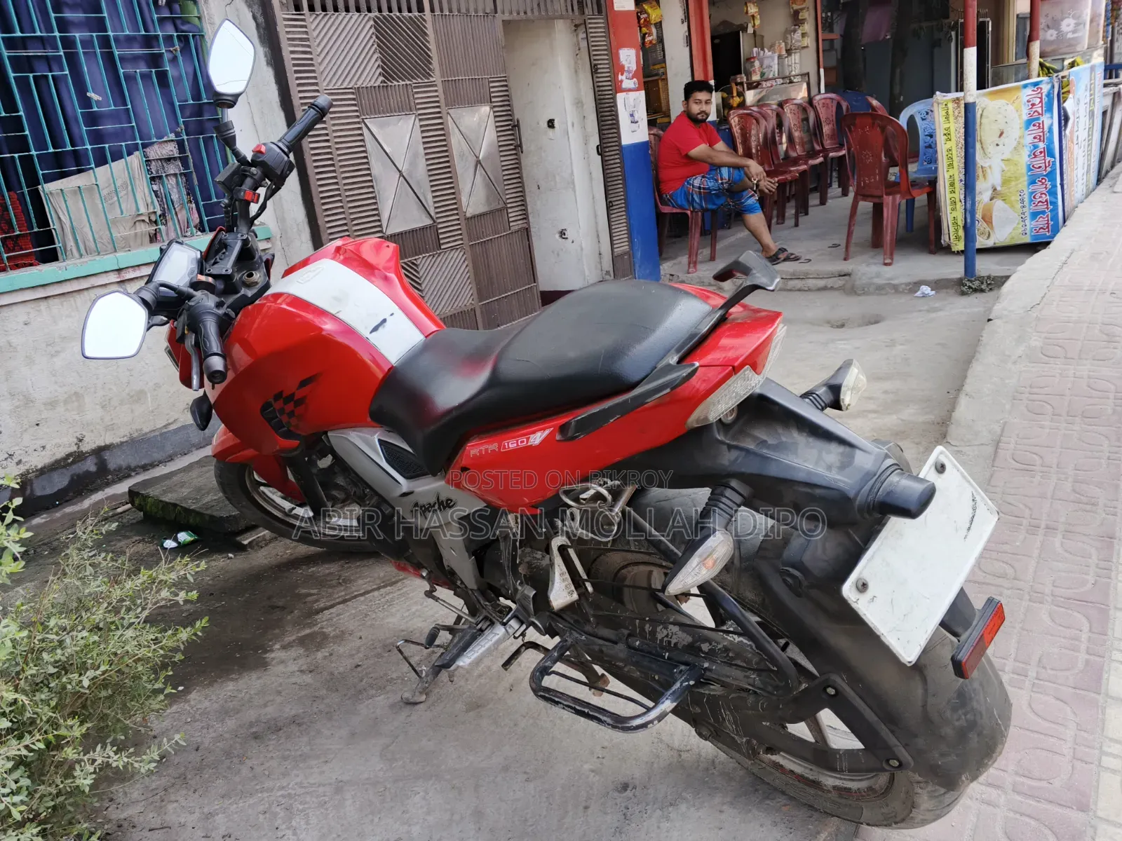TVS Apache RTR 160 4V 2019 Red