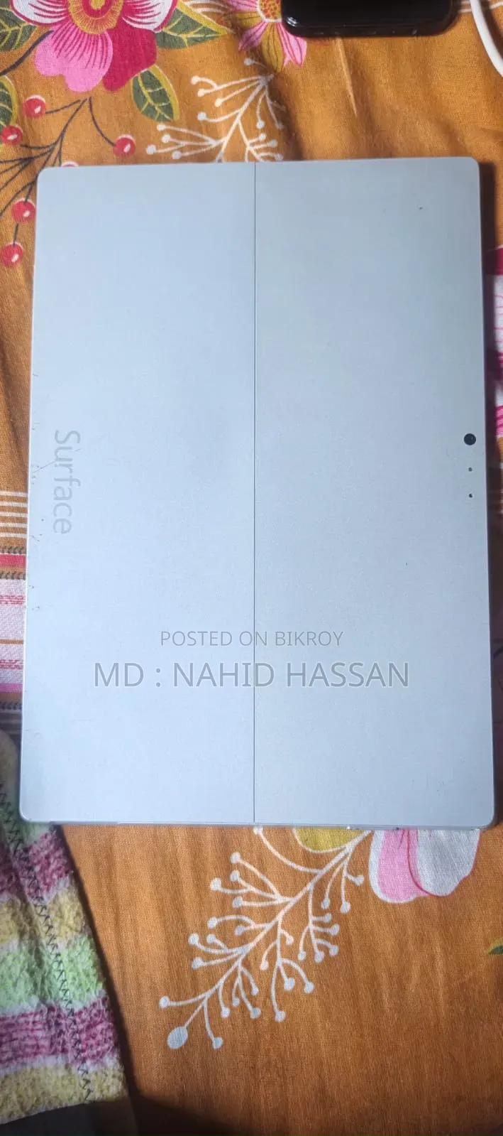 ল্যাপটপ মাইক্রোসফট সারফেস প্রো ৩ ৪জিবি ইন্টেল কোর আই৫ এসএসডি ১২৮জিবি