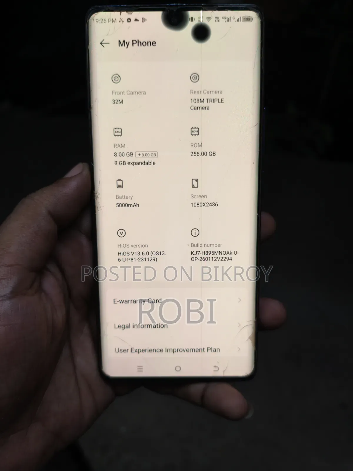 Tecno Spark 20 Pro Plus 256 GB Gray