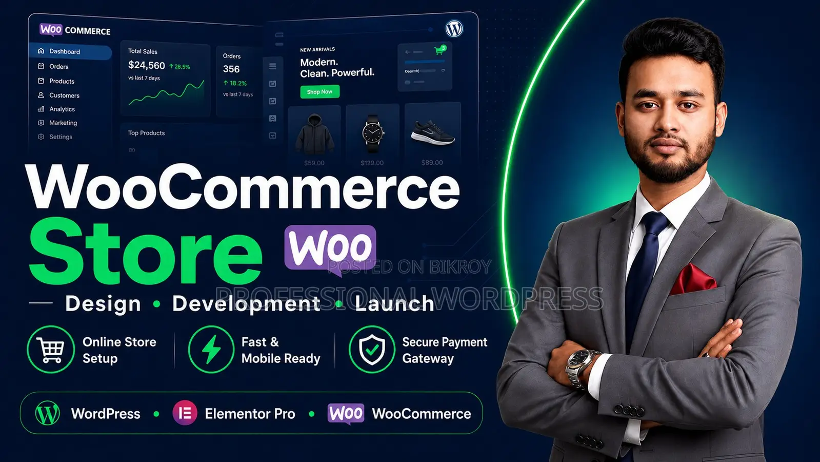 WordPress E-Commerce ওয়েবসাইট ডেভেলপমেন্ট সার্ভিস