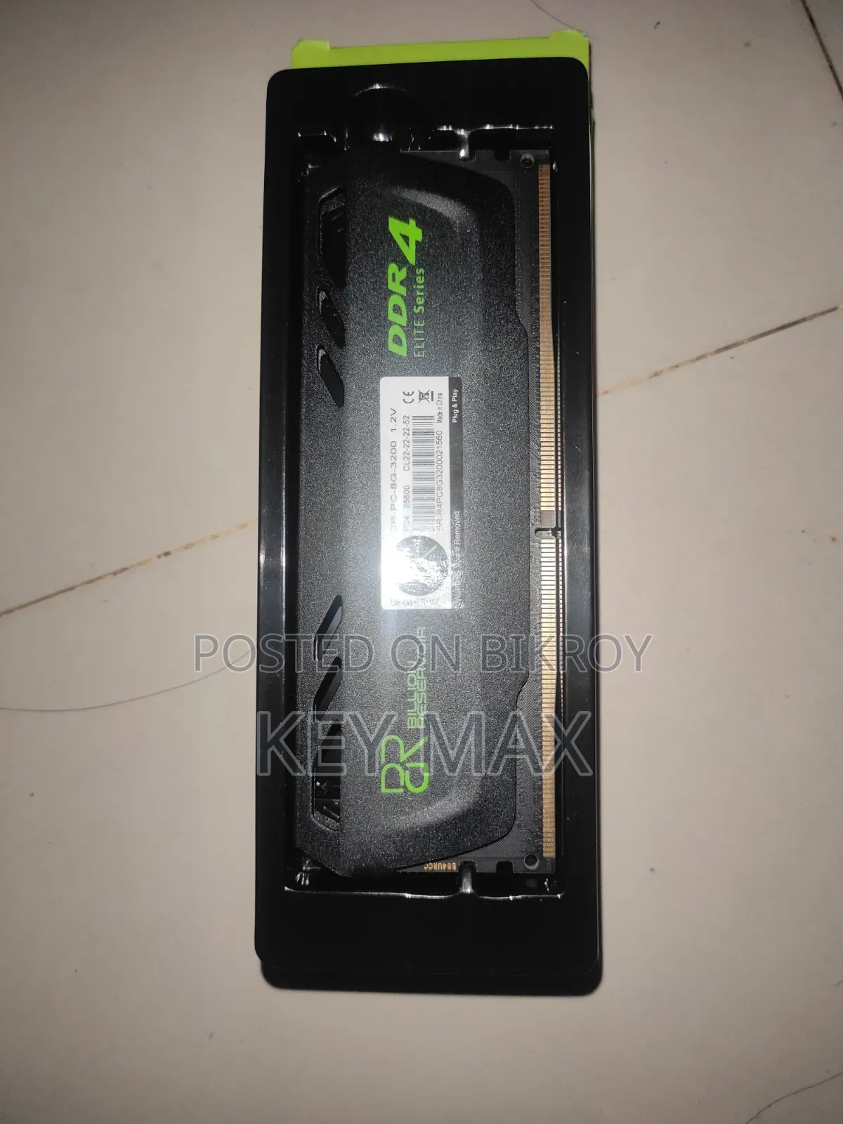 Billion Reservoir 8GB DDR4 1 Year Warranty