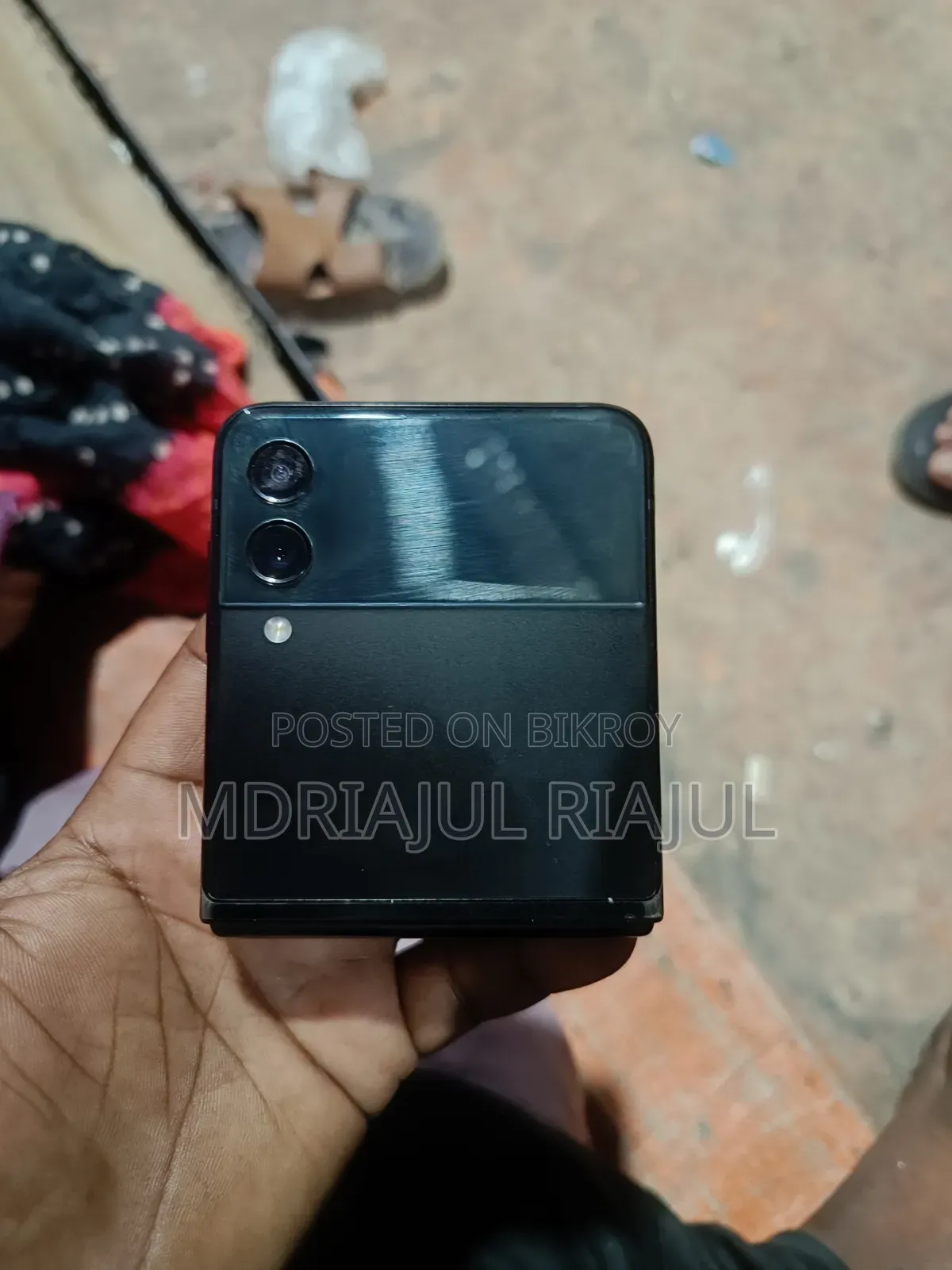 স্যামসাং গ্যালাক্সি জেড ফ্লিপ ৩ ২৫৬ জিবি কালো