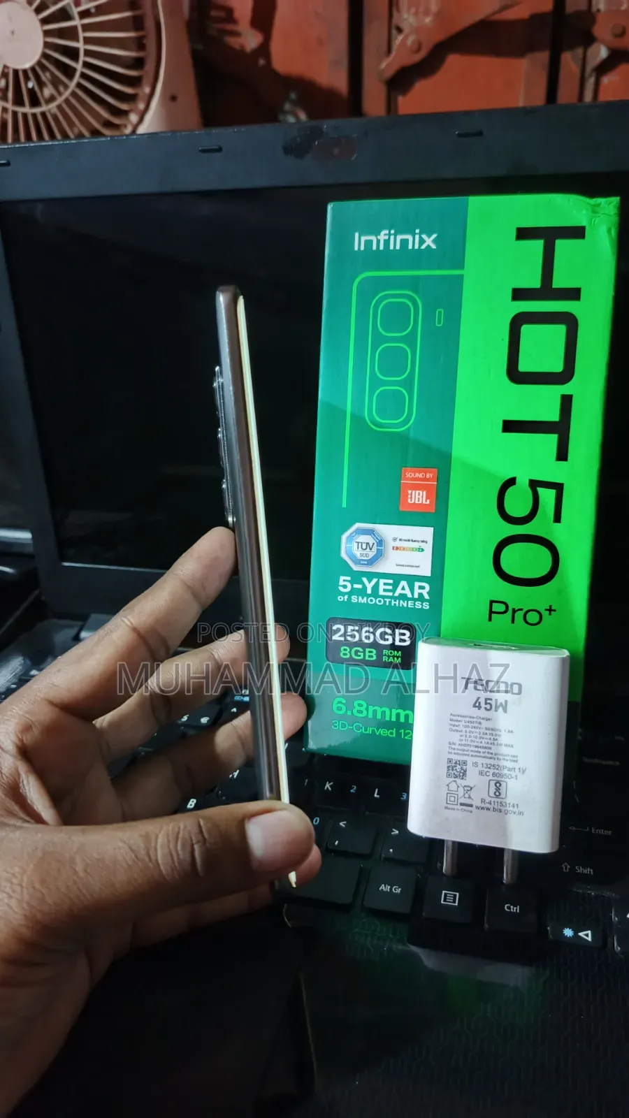 ইনফিনিক্স হট ৫০ প্রো প্লাস ৪জি ২৫৬ জিবি