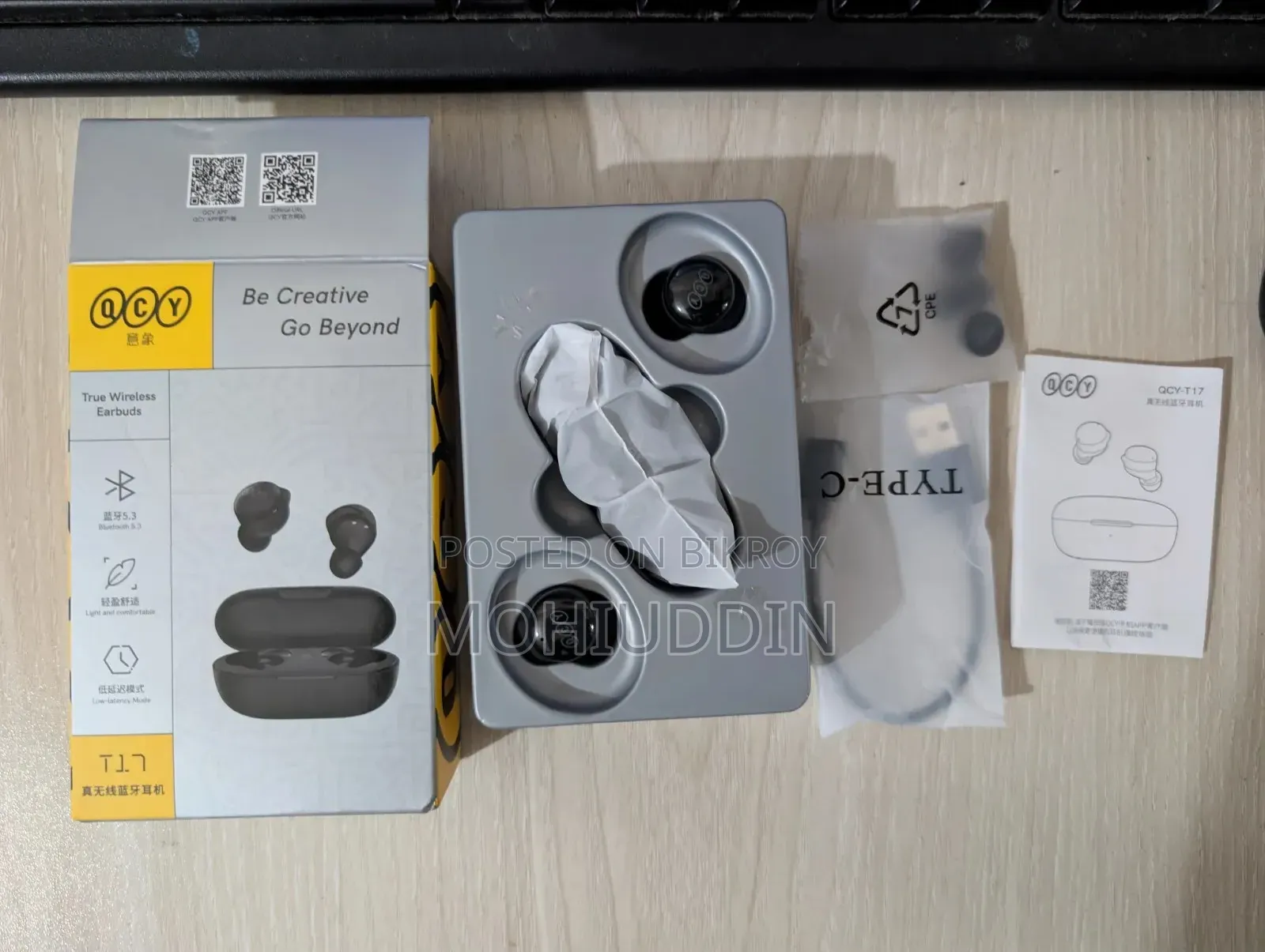 QCY T17 Full Fresh Condition
