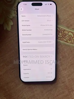 Apple iPhone 16 Pro Max 256 GB Black