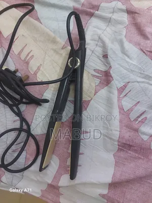 Hair straightening garden machine