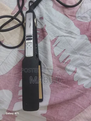 Hair straightening garden machine