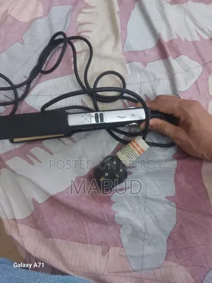 Hair straightening garden machine