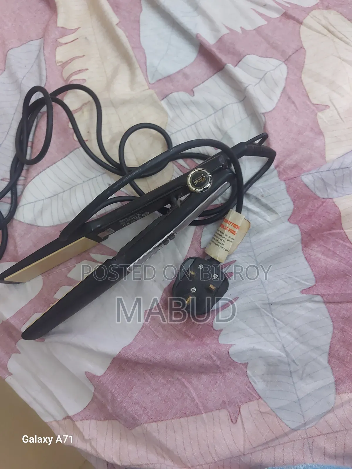 Hair straightening garden machine