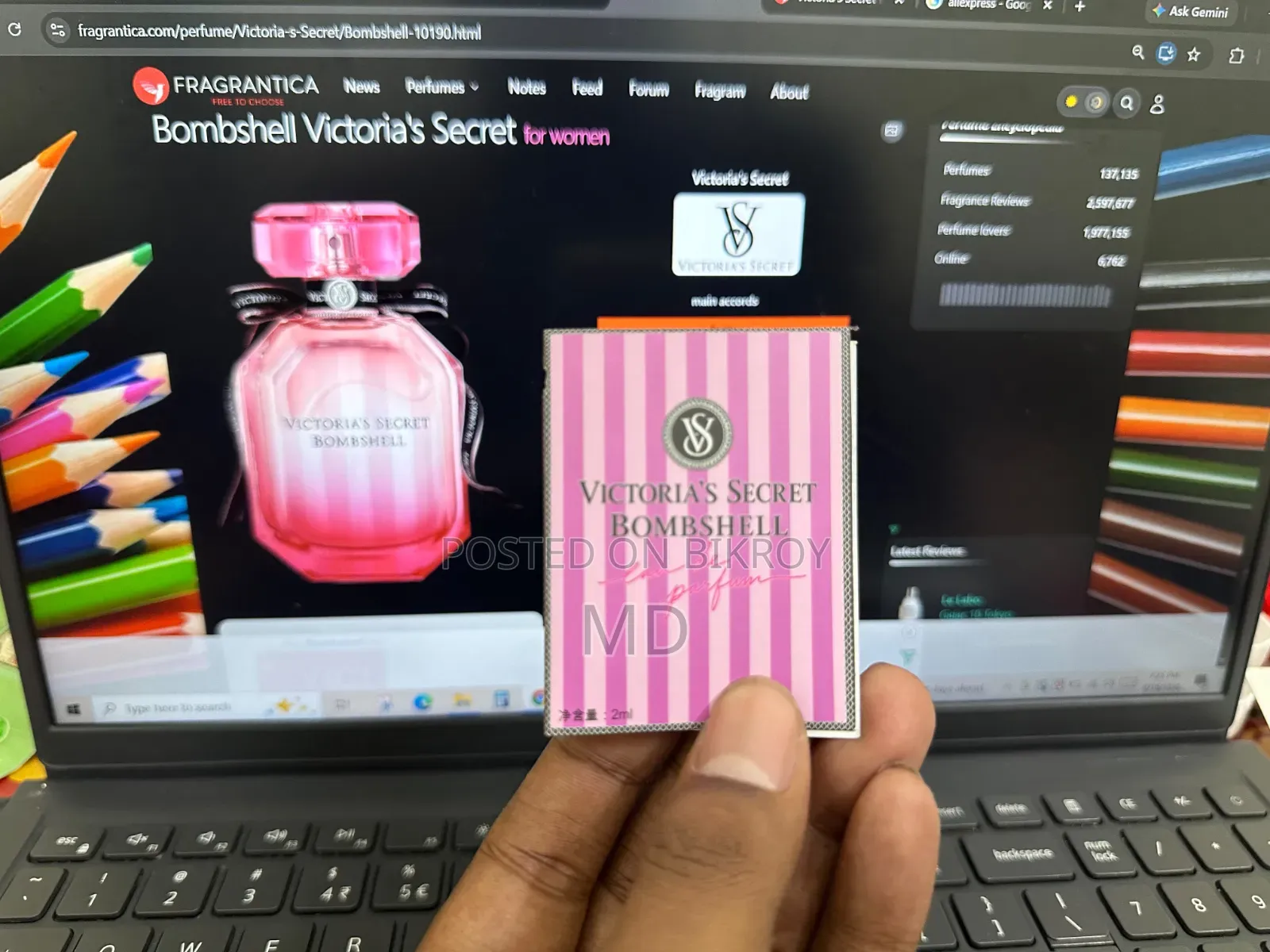 2ml Mini Pocket Perfume – Premium Fragrance | Ready Stock