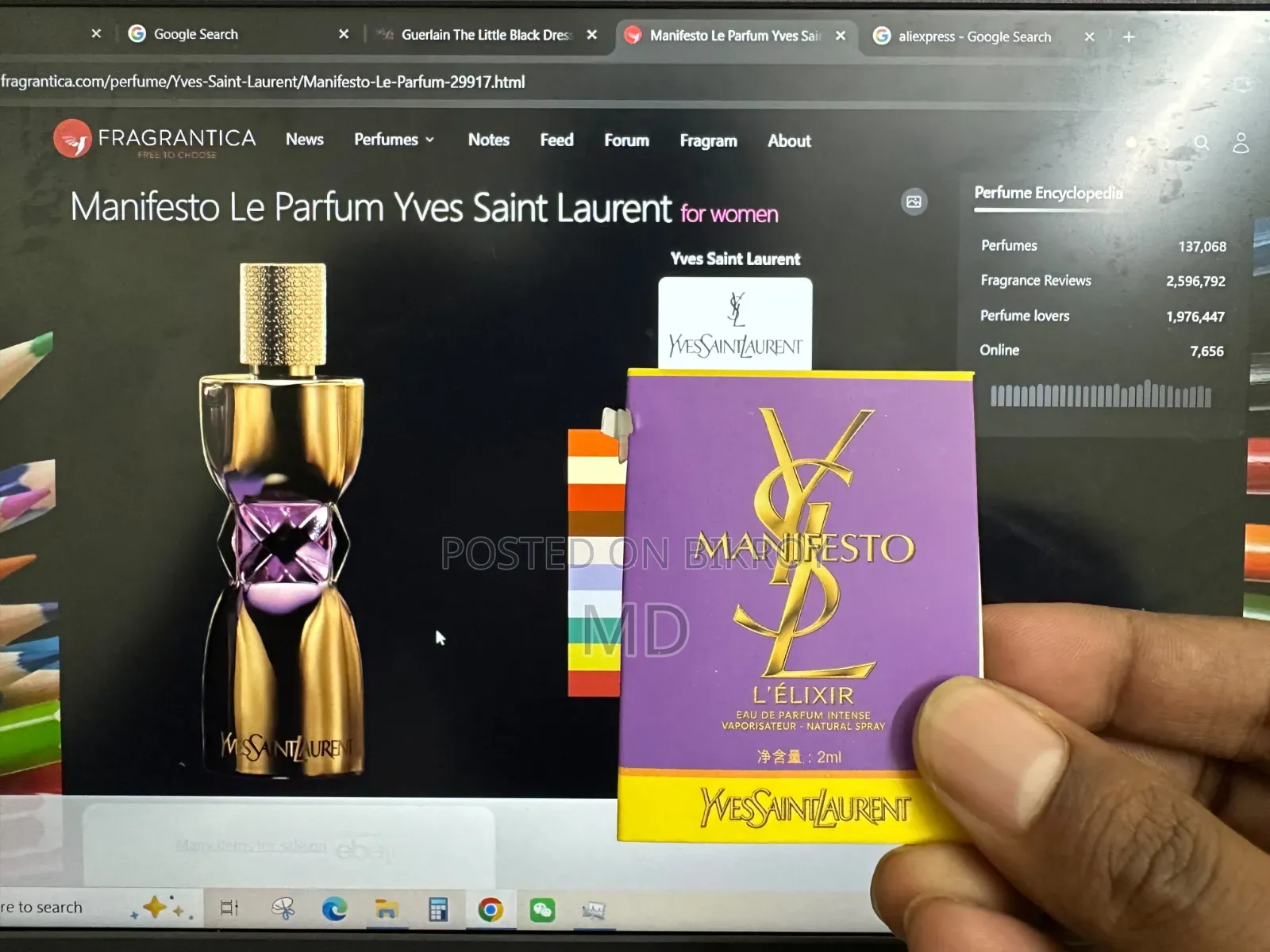 2ml Mini Pocket Perfume – Premium Fragrance | Ready Stock