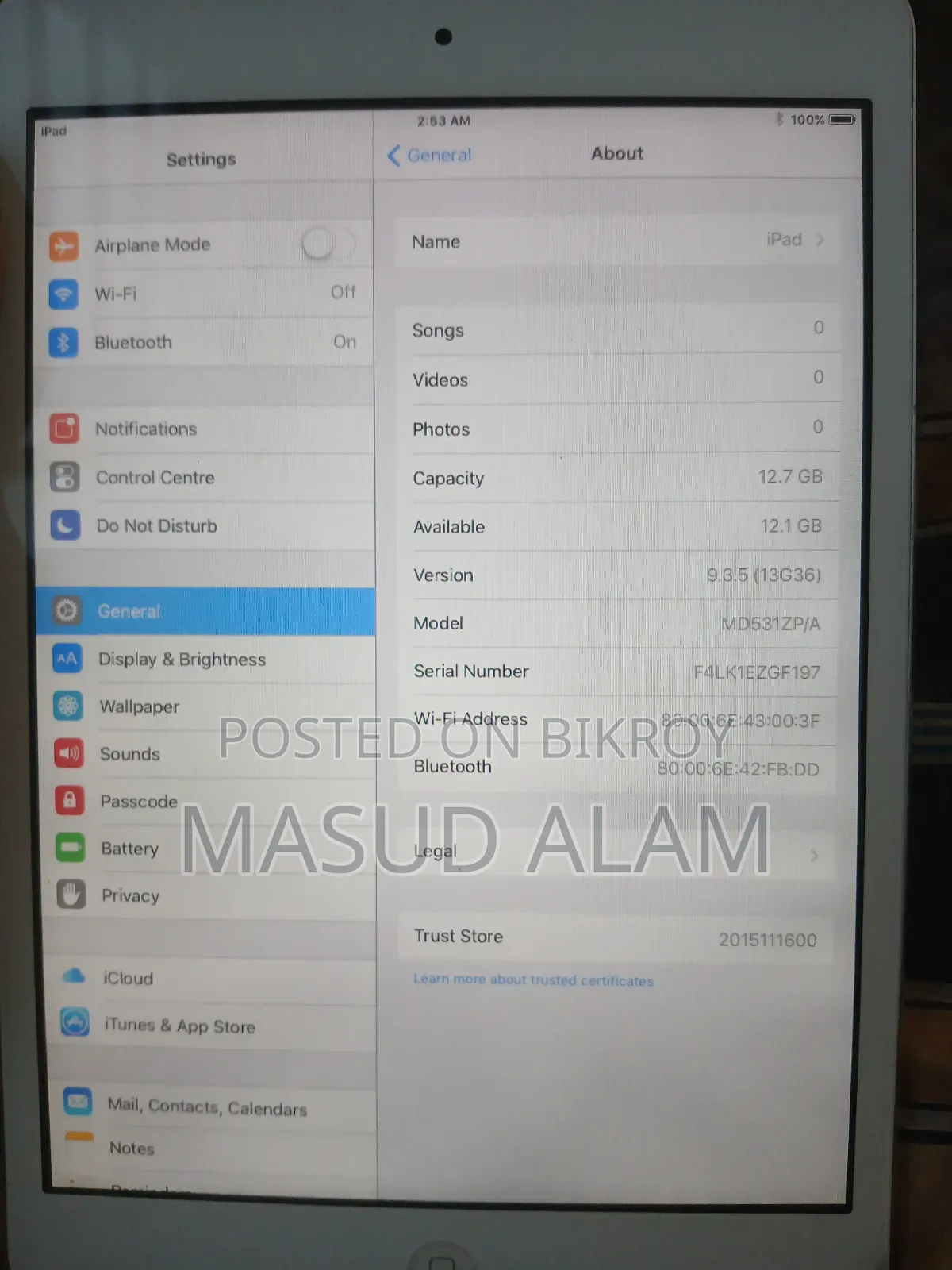 Apple iPad mini 1 16 GB Silver