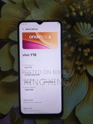 Vivo Y18 128 GB Graphite