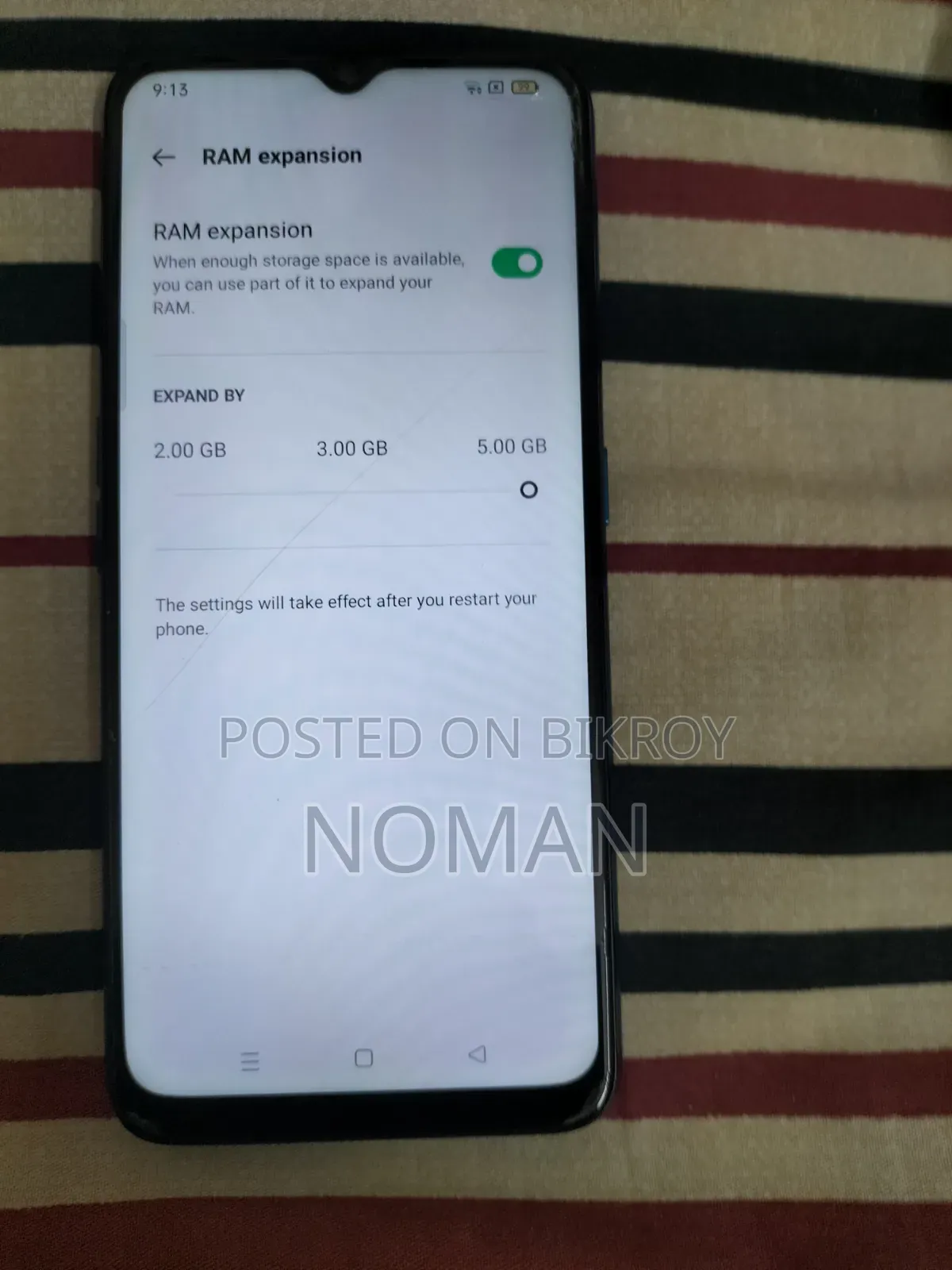 অপ্পো এ৯ ১২৮ জিবি নীল