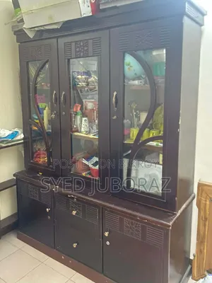 Table, Chair, Showcase