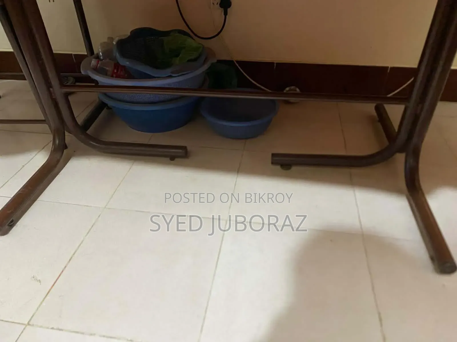 Table, Chair, Showcase