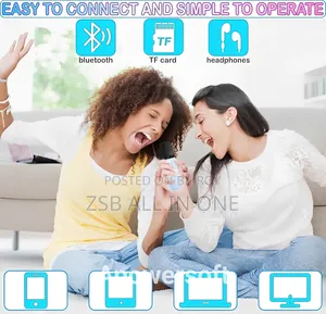 Wireless Karaoke Speaker With Wireless Microphone