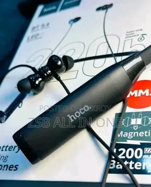 Hoco DSS10 BT 5.4 Wireless Neckband Earphone 1200mAh