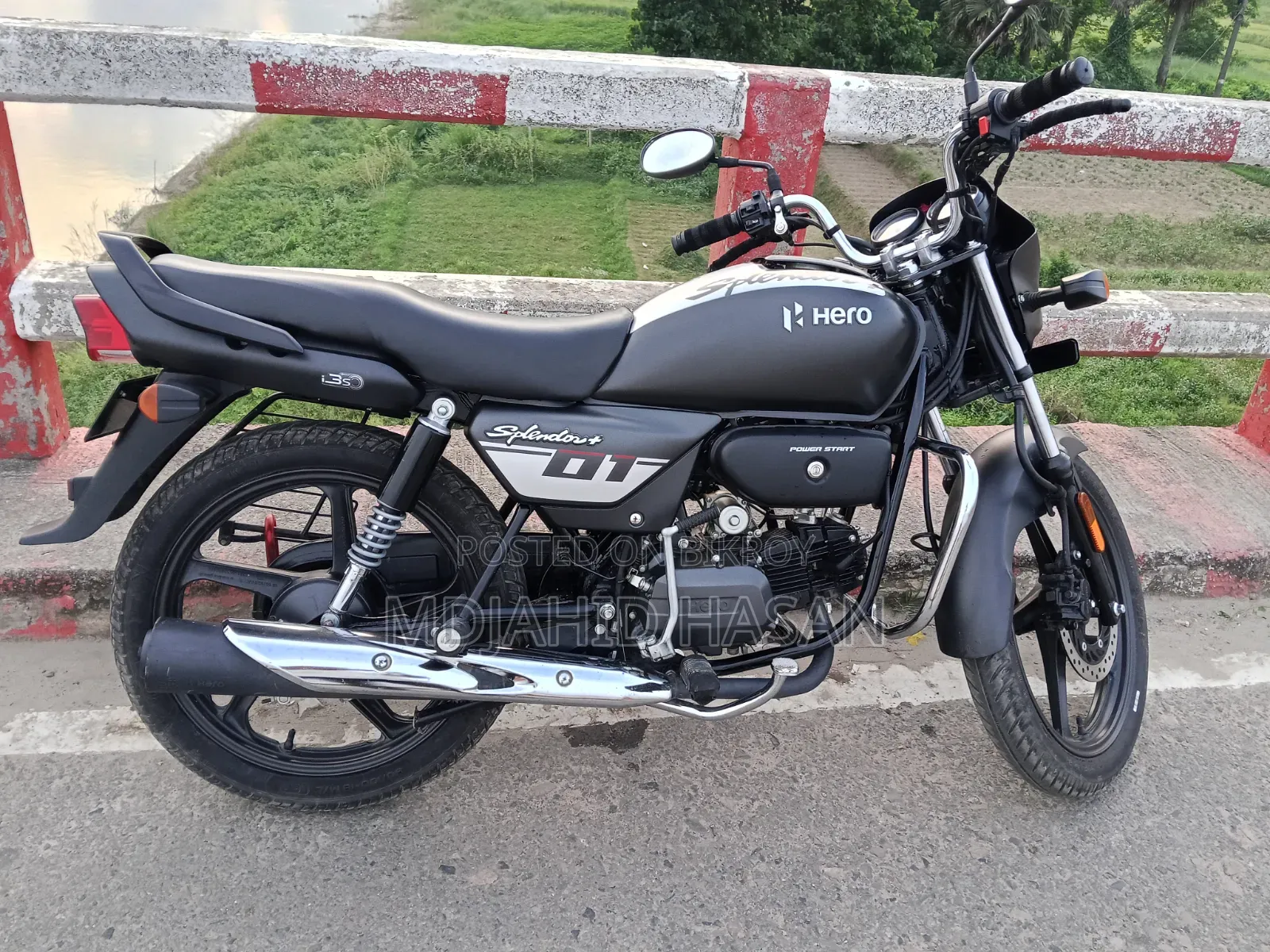 নতুন হিরো স্প্লেন্ডার প্লাস স্পোর্টস ২০২৫ কালো