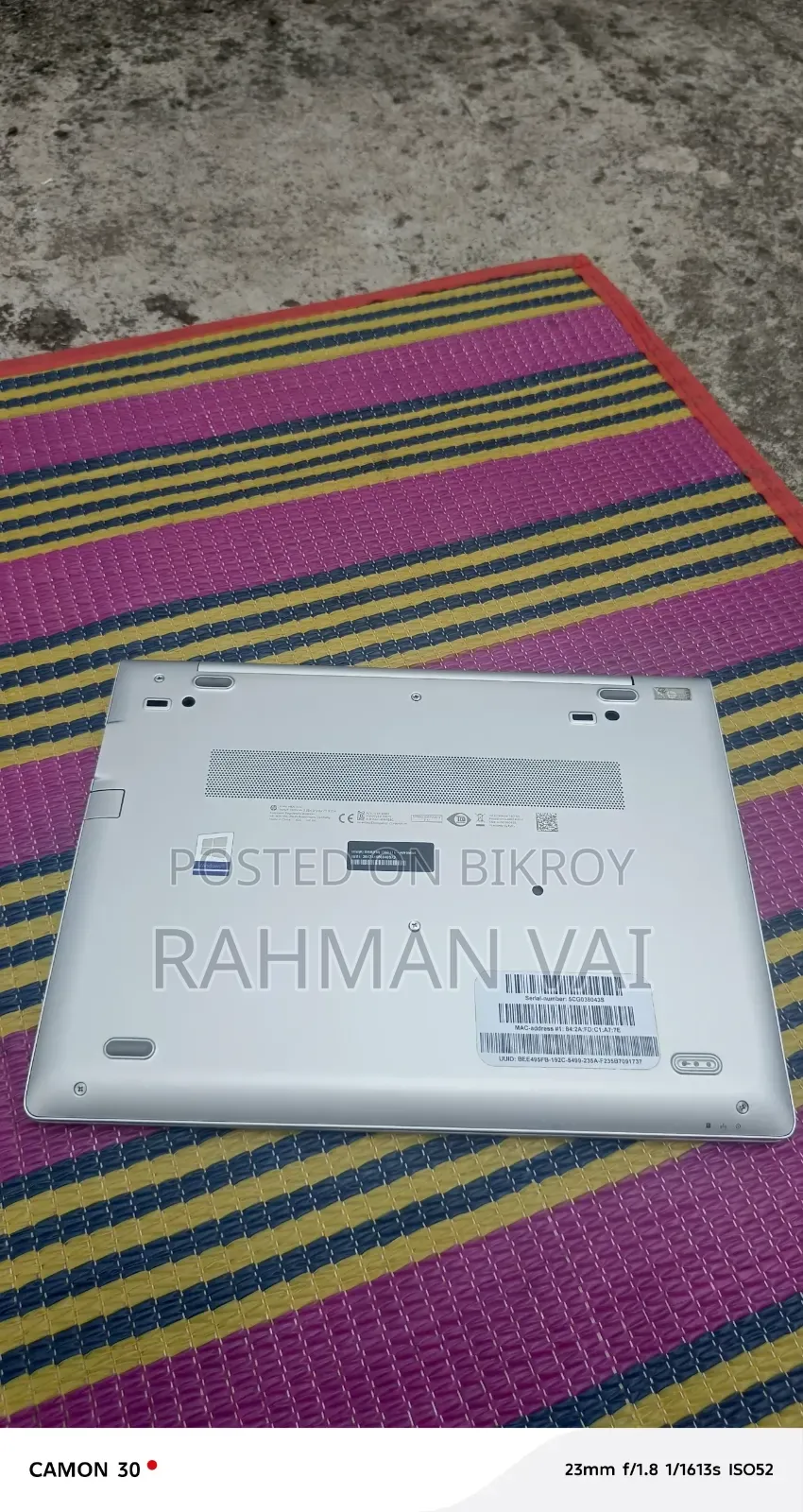 Laptop HP EliteBook 840 G6 8GB RAM Intel Core i5 HDD+256GB SSD
