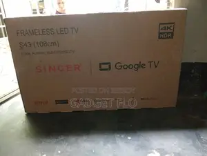 SINGER Frameless 4K Google TV | 43G22GOTV | 43 Inch