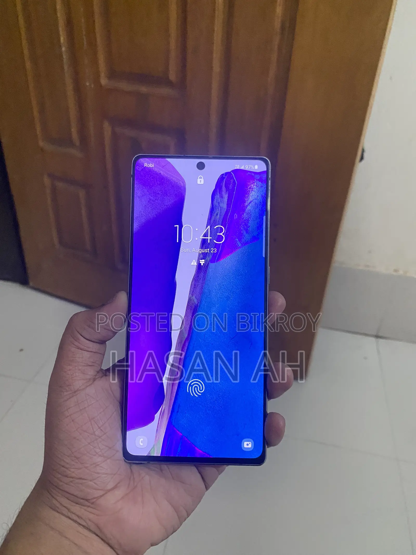 স্যামসাং গ্যালাক্সি নোট ২০ ৫জি ১২৮ জিবি কালো